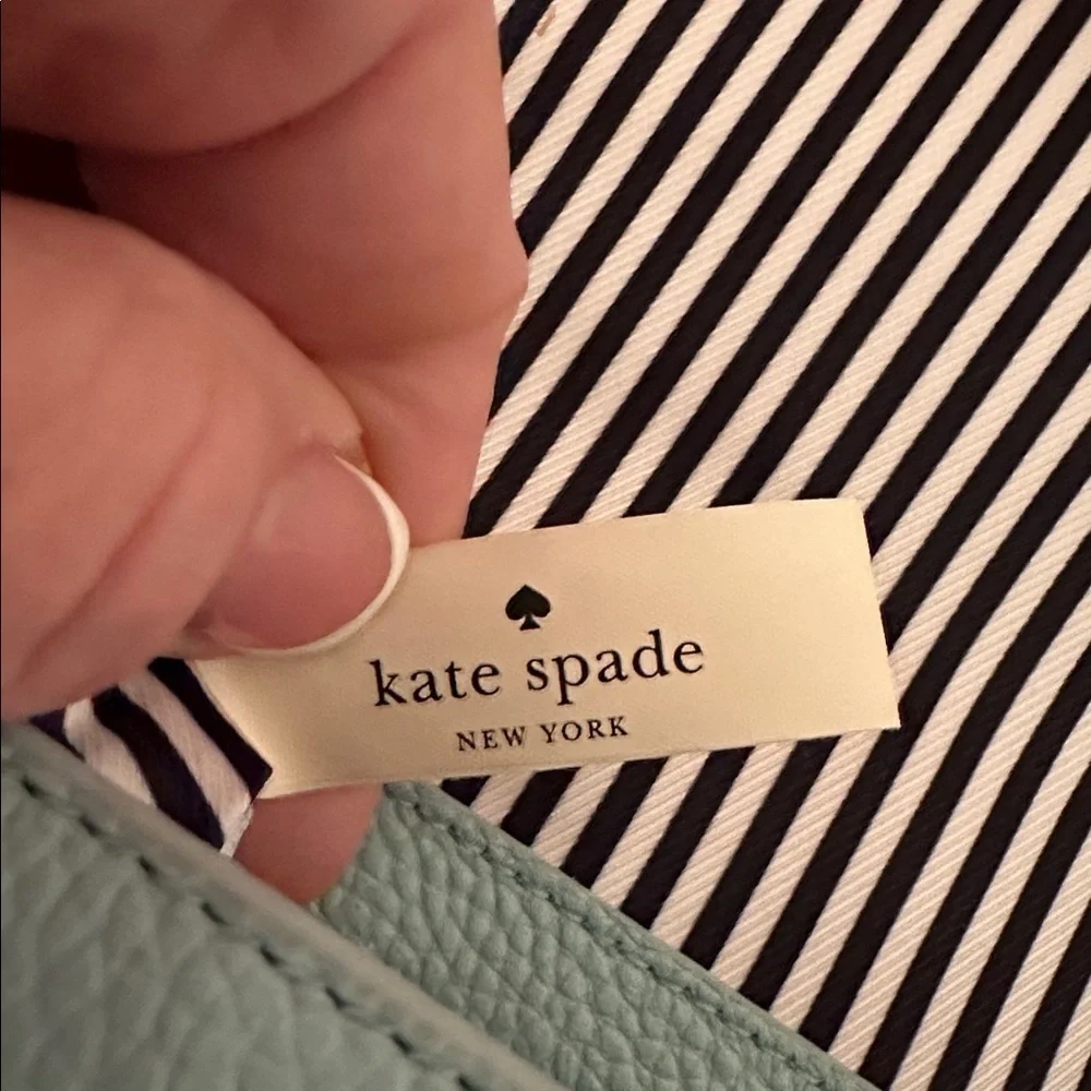Kate Spade Penelope Orchard Crossbody Bag with Silver Hardware in Grace Blue